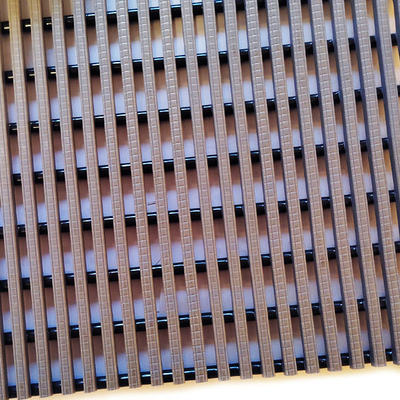 Tappetini antiscivolo di sicurezza con griglia in PVC, spessore 13 mm