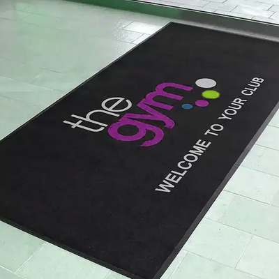9 mm Anti Slip Outdoor Mat UV Stabilizzato Logo Stampato Welcome Entrance Carpet