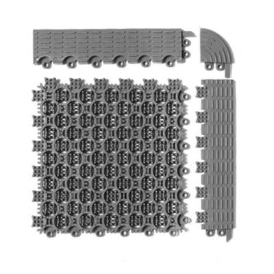 Stuoie di collegamento quadrate del PVC Mats Puzzle Piece Interlocking Door di 20CM