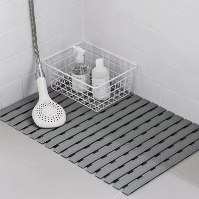 Stuoia resistente all'uso 60CM*90CM del pavimento di Grey Bathroom Anti Slip Toilet