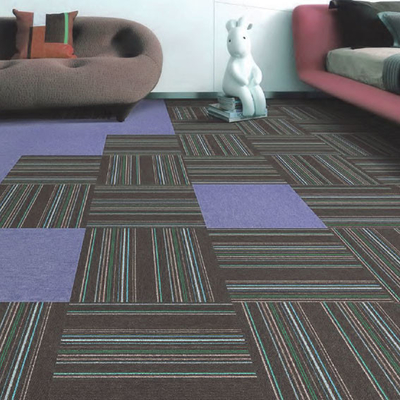Il PVC di superficie di nylon che appoggia il tappeto modulare piastrella lo spessore di 4.5mm