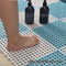 il pavimento anti di collegamento Mats Shower Mat With Drainage di affaticamento di 30cm fora