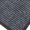 Tre linee stuoia costolata dell'entrata del tappeto