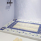 L'anti PVC di slittamento di 45CM*74CM pavimenta il bagno molle Mat For Inside Bath di Mat Barefoot 10MM