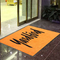 1.2mm Logo Printed Floor Mat Nylon appoggiante di gomma 6,6 coperte su ordinazione del tappeto della fibra